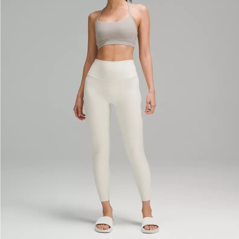 LULULEMON Align High-Rise Ribbed Pant Shine Size 6
